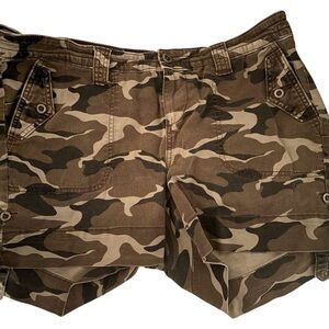 Torrid Olive Green Cargo Shorts